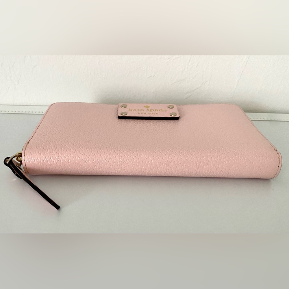Kate Spade Set New York Grove Street Neda Pink Satchel Bag and Wallet Zip around - Picture 13 of 16